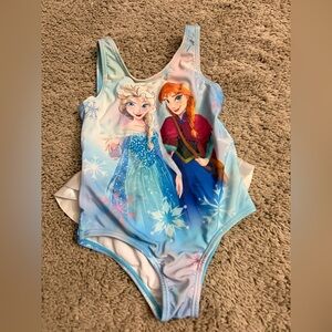 Frozen Themed Girls' Swimsuit